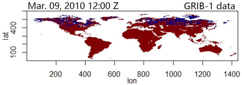 Frost points at 12Z o'clock in Mar 09, 2010